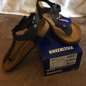 Birkenstock Kairo Black Sandal (Sz 39)